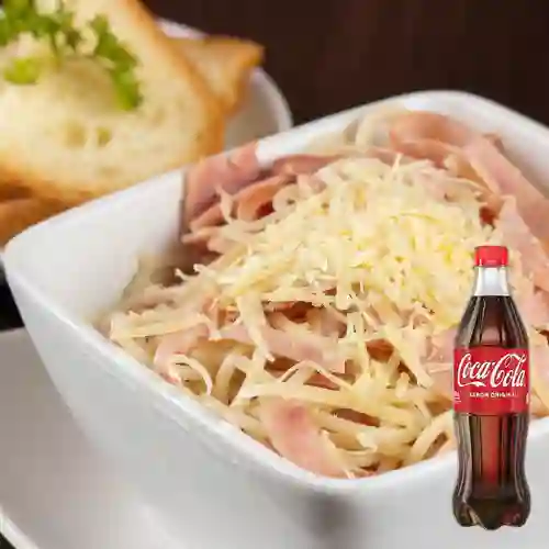 Combo Pasta Carbonara +cocacola Orig 500ml