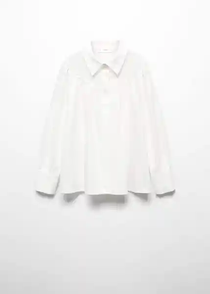 Camisa Marion Niñas Off White Talla 6 Mango