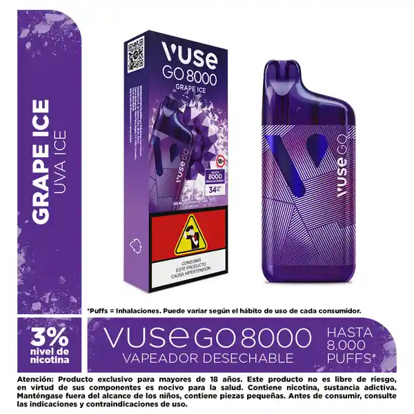 Vuse Go 8000 Grape Ice