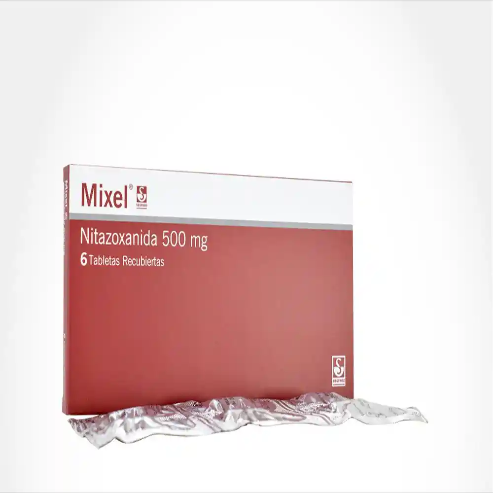 Mixel Antiparasitario (500 mg) 6 Tabletas
