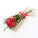 Bouquet de 3 Rosas Rojas