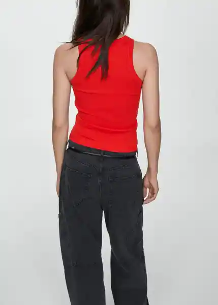 Top Boni Rojo Talla M Mujer Mango