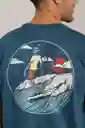 Camiseta Manga Corta Standard Fit Lean And Mean Talla XXL Oneill