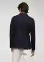 Blazer Americana Verner Navy Talla 50 Hombre Mango