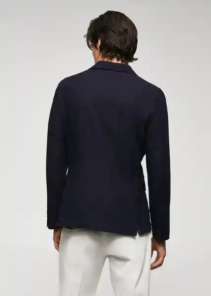 Blazer Americana Verner Navy Talla 50 Hombre Mango