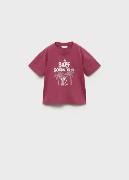 Camiseta Social Cereza Talla 66 Niños Mango