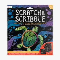 Ooly Kit de Arte Scratch Ocean