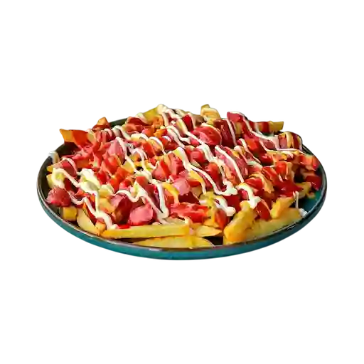 Salchipapa Americano Sencillo