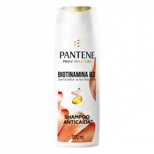 Pantene Shampoo Anticaída Biotinamina + B3 300 mL