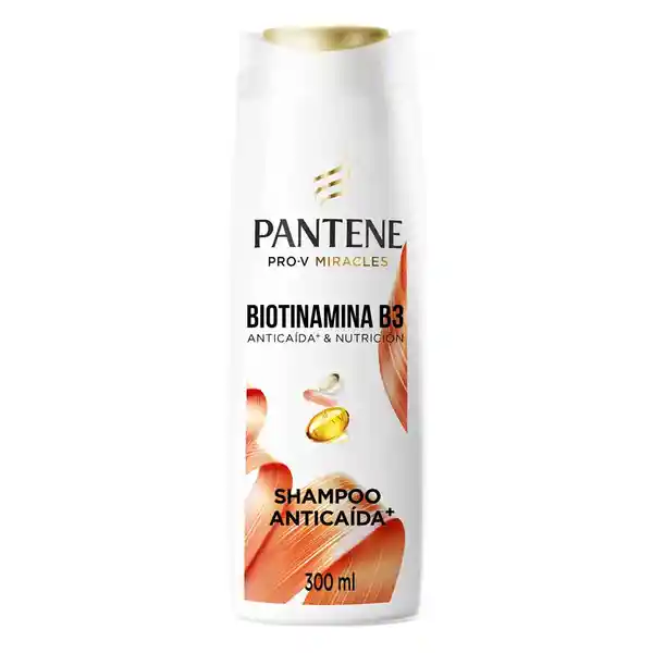 Shampoo Anticaída+ Pantene Biotinamina B3 Cabello Débil 300 mL