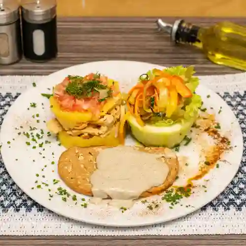 Pechuga en Salsa de Berengena