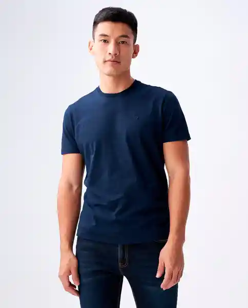 Camiseta Azul Talla M Hombre Americanino 840c000