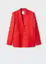 Blazer Americana Tempoli Coral Talla XS Mujer Mango