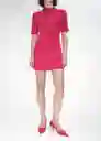 Vestido Hannah Fucsia Talla 18 Mujer Mango