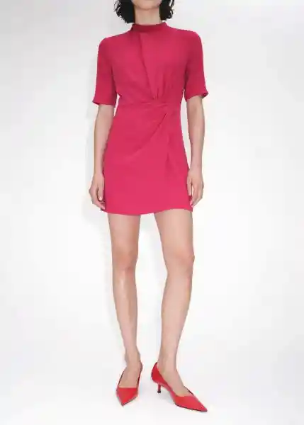 Vestido Hannah Fucsia Talla 18 Mujer Mango