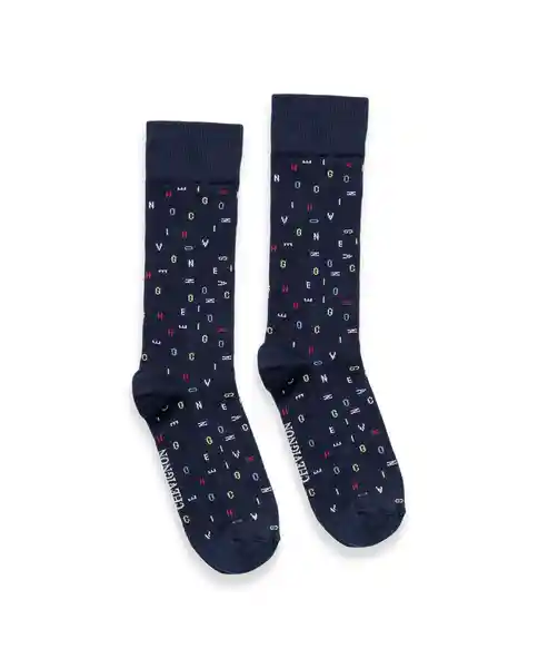 Medias Skull Negro Sombrio Ultraoscuro 10-12 Chevignon