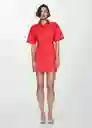 Vestido Cirilia Coral Talla XS Mujer Mango