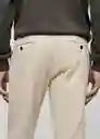 Pantalón Pierreb Piedra Talla 40 Hombre Mango
