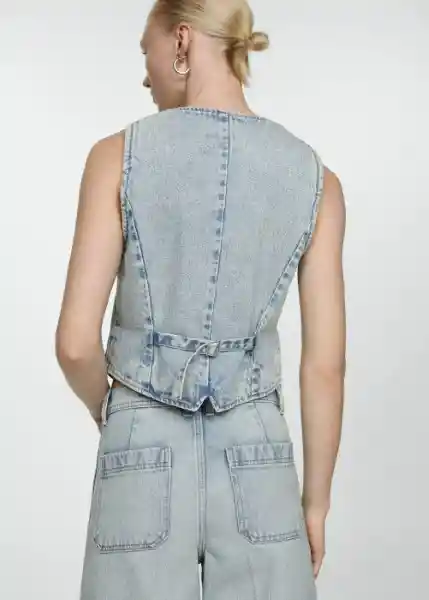 Chaleco Taylor Dirty Talla XS Mujer Mango