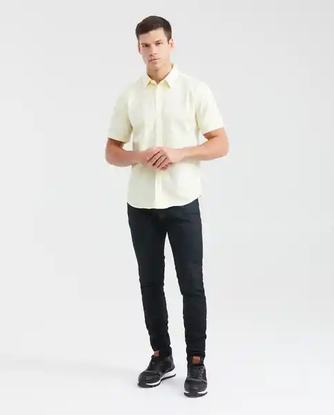 Camiseta Dyed Twill Amarillo Pastel Claro T. L Chevignon