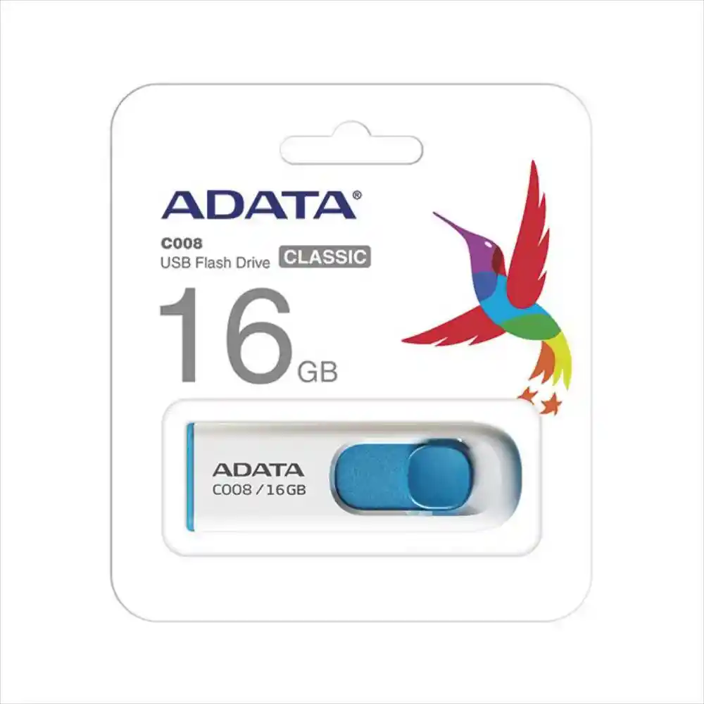 Adata Memoria Usb 16Gb Classic C008 Retráctil