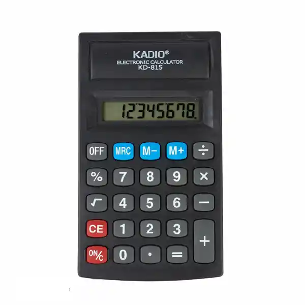 Kadio Calculadora Negro