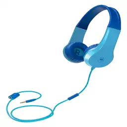Motorola Audífonos Diadema Jr200 Alámbricos Azul