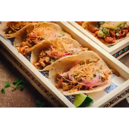 Tacos de carnitas x4