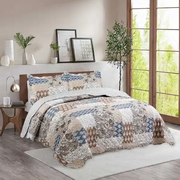 Krea Quilt Estampado Surtido 2 Plazas