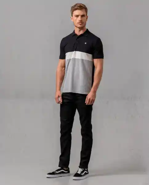 Camiseta Polo Hombre Gris M 190F100_GRI154101 Rifle