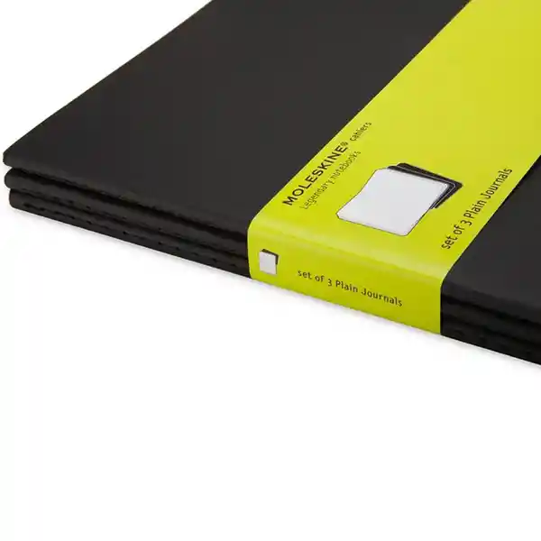 Moleskine Libreta Cahier Blanca Negra XL