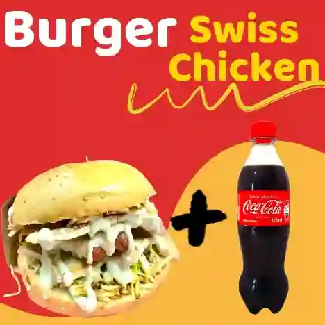 Swiss Chicken Burger + Coca-Cola 400 ml
