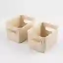 Tatay Set Canasta Beige Plástico 13 7010938