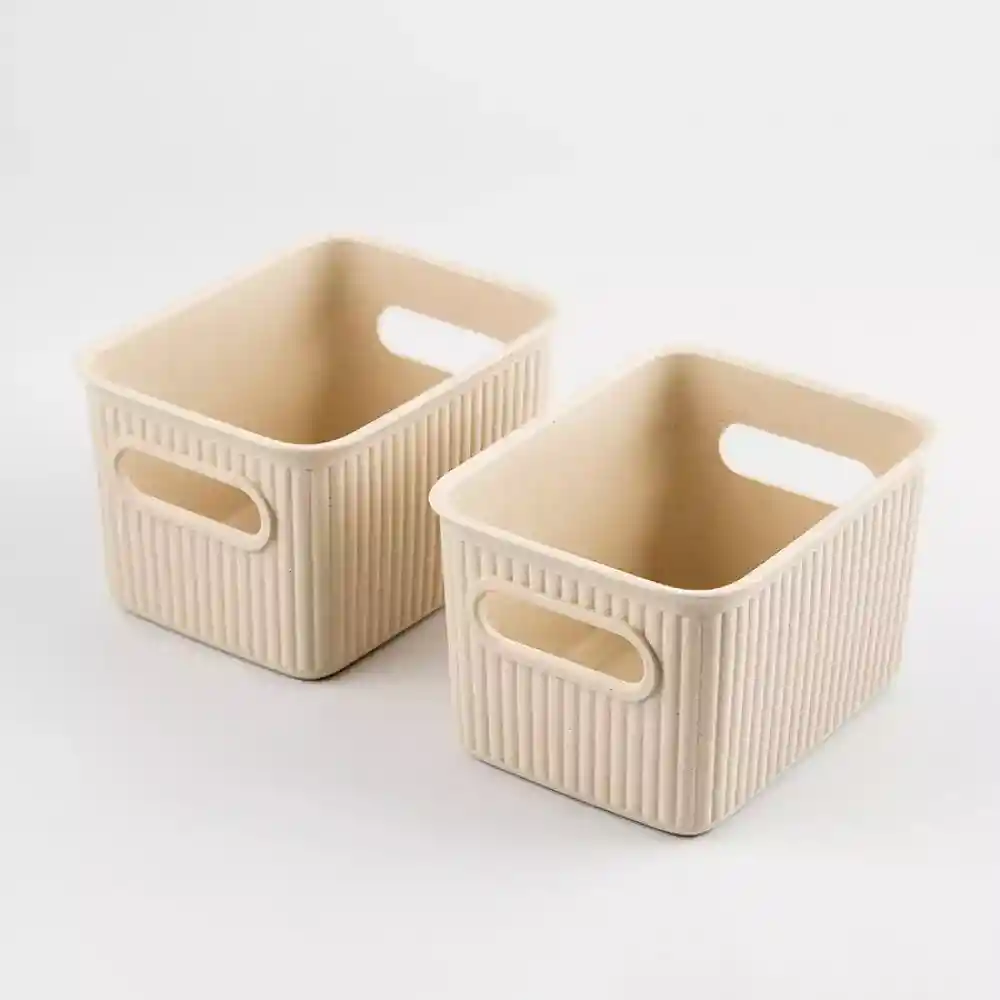 Tatay Set Canasta Beige Plástico 13 7010938
