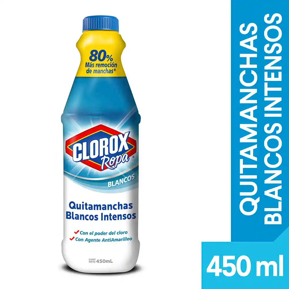 Quitamanchas Clorox Blancos Intensos 450 ml