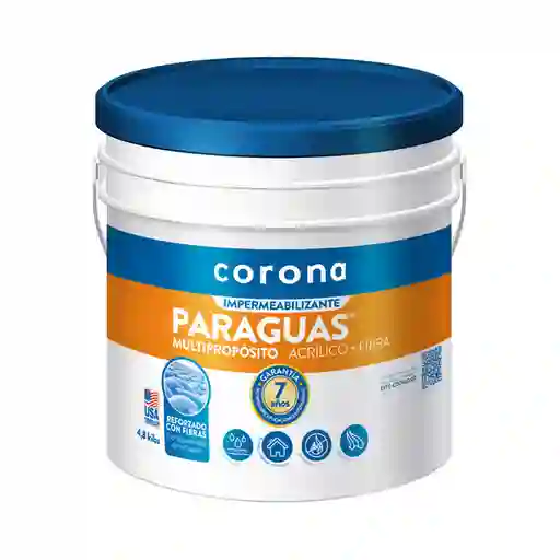 Corona Impermeabilizante Paraguas Blanco (galón 5.6kg)