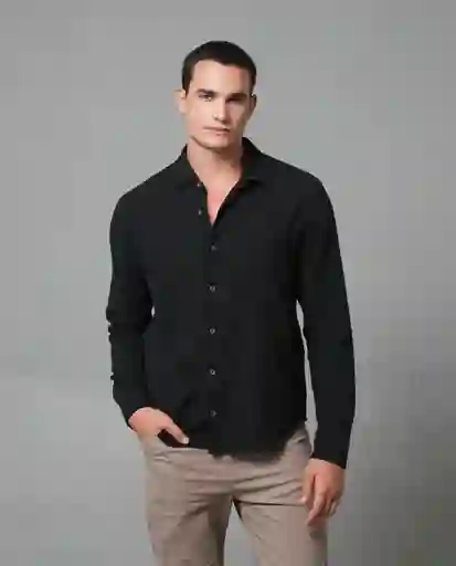 Camisa Hombre Negro L 112 112G014_NEG194007 Rifle