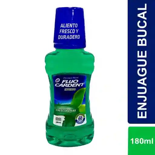 Enjuague Bucal Fluocardent Frescura Max Intenso x 180 ml