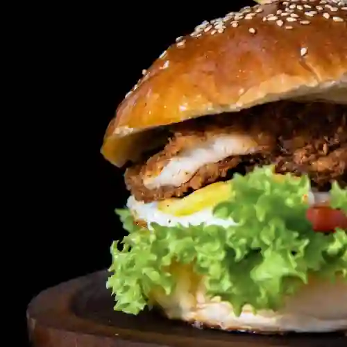 Burger de Pollo Julio Cesar