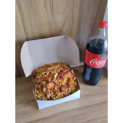 Arroz Ranchero Grande + Gaseosa 15 l