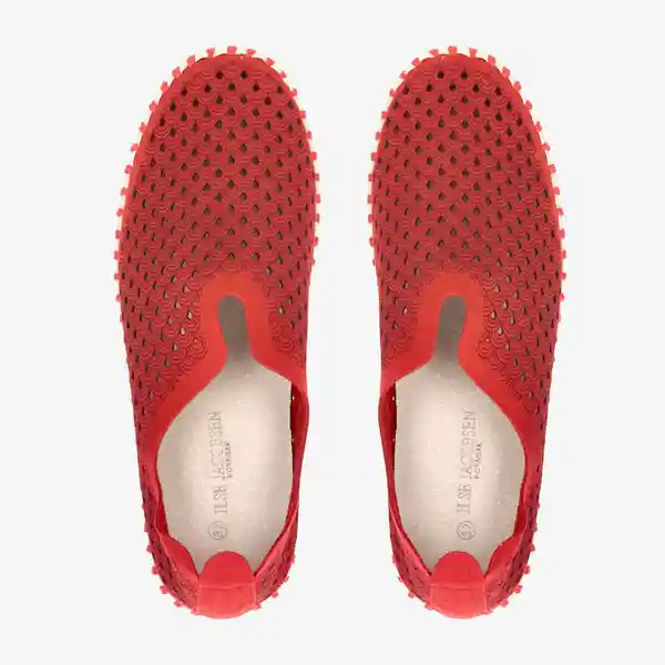 Ilse Jacobsen Tenis Planos Tulip Rojo 36