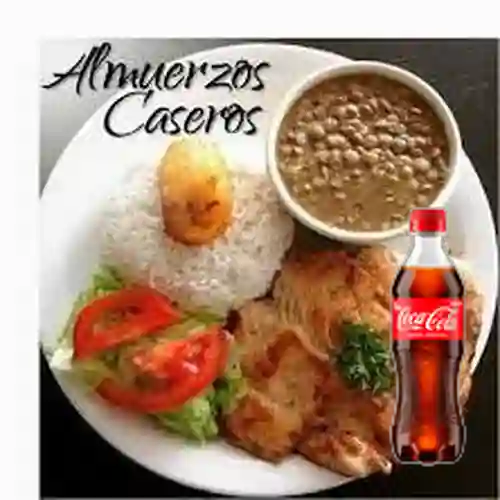 Combo Cerdo Asado + Coca Cola Original 400 ml
