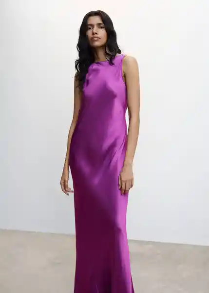 Vestido Gabriel-A Violeta Talla S Mujer Mango