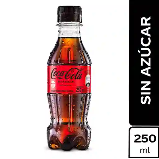 Gaseosa coca-cola sin azúcar 250 ml