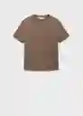 Camiseta Rita Topo Talla S Mujer Mango