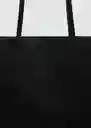 Bolso G Maribel Negro Talla 99 Mujer Mango