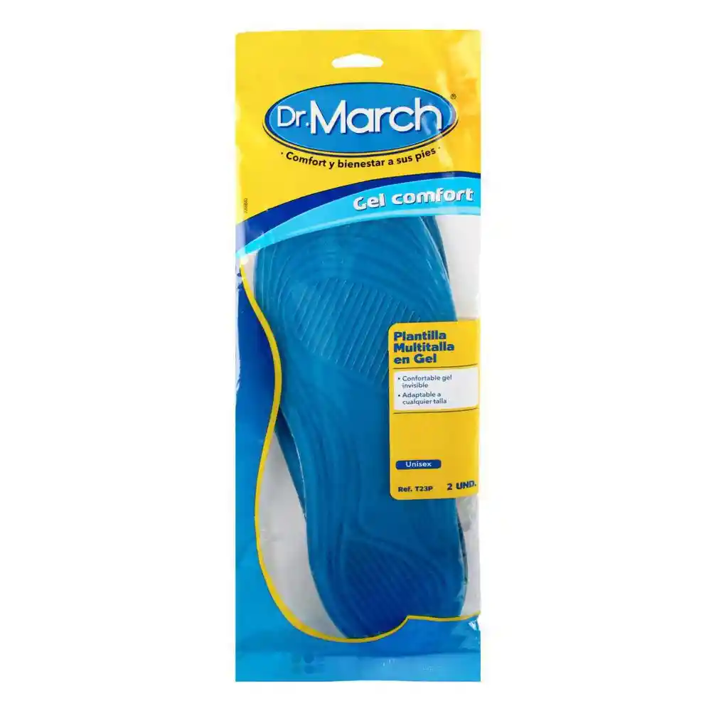 Dr March . Plantilla Unisex Gel Comfort