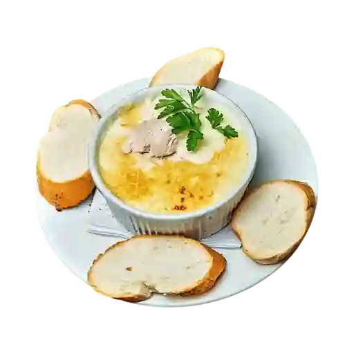 Crema de Pollo Gratinada