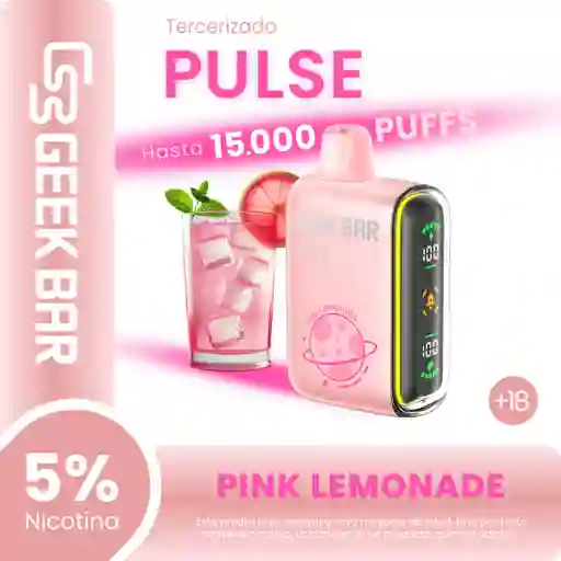 Geek Bar Vape Pulse Pink Lemonade - 15000 puffs - 5% Nicotina