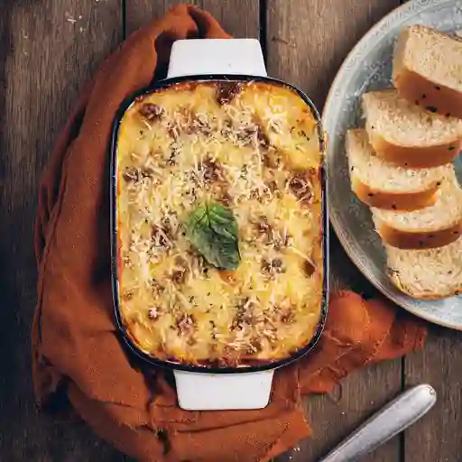 Lasagna Pollo Champiñon